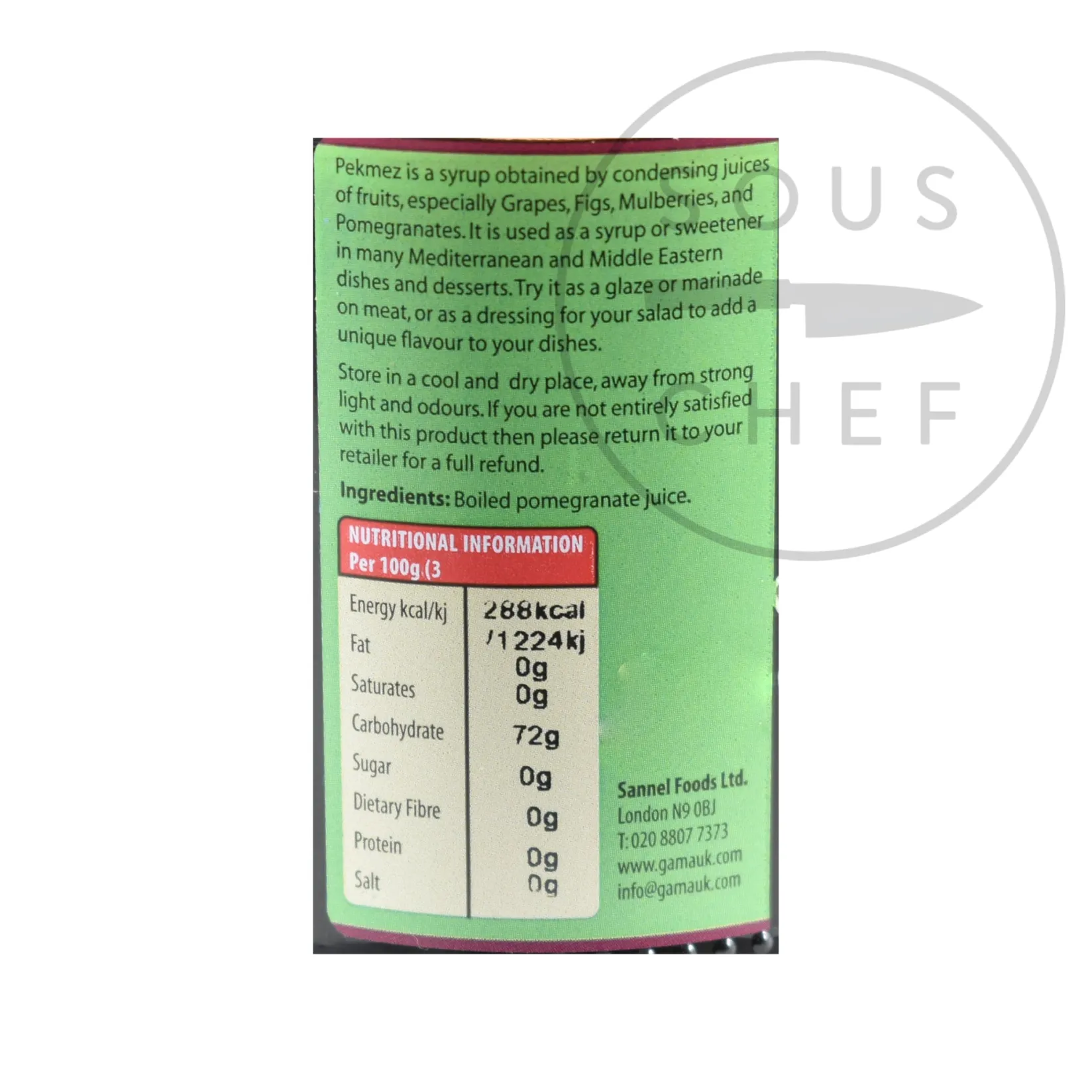 Ebru Ingredients Brands|Middle Eastern Ingredients^Pomegranate Molasses, 225g