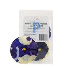Sous Chef Ingredients Brands|Baking Ingredients^Edible Dried & Pressed Giant Pansies, 8 pieces