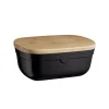 Emile Henry French Ingredients|Food Storage & Containers^Black Bread Storage Box