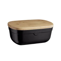 Emile Henry French Ingredients|Food Storage & Containers^Black Bread Storage Box