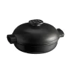 Emile Henry French Ingredients|Pots & Pans^Delight Black Ceramic Induction Braiser, 27cm