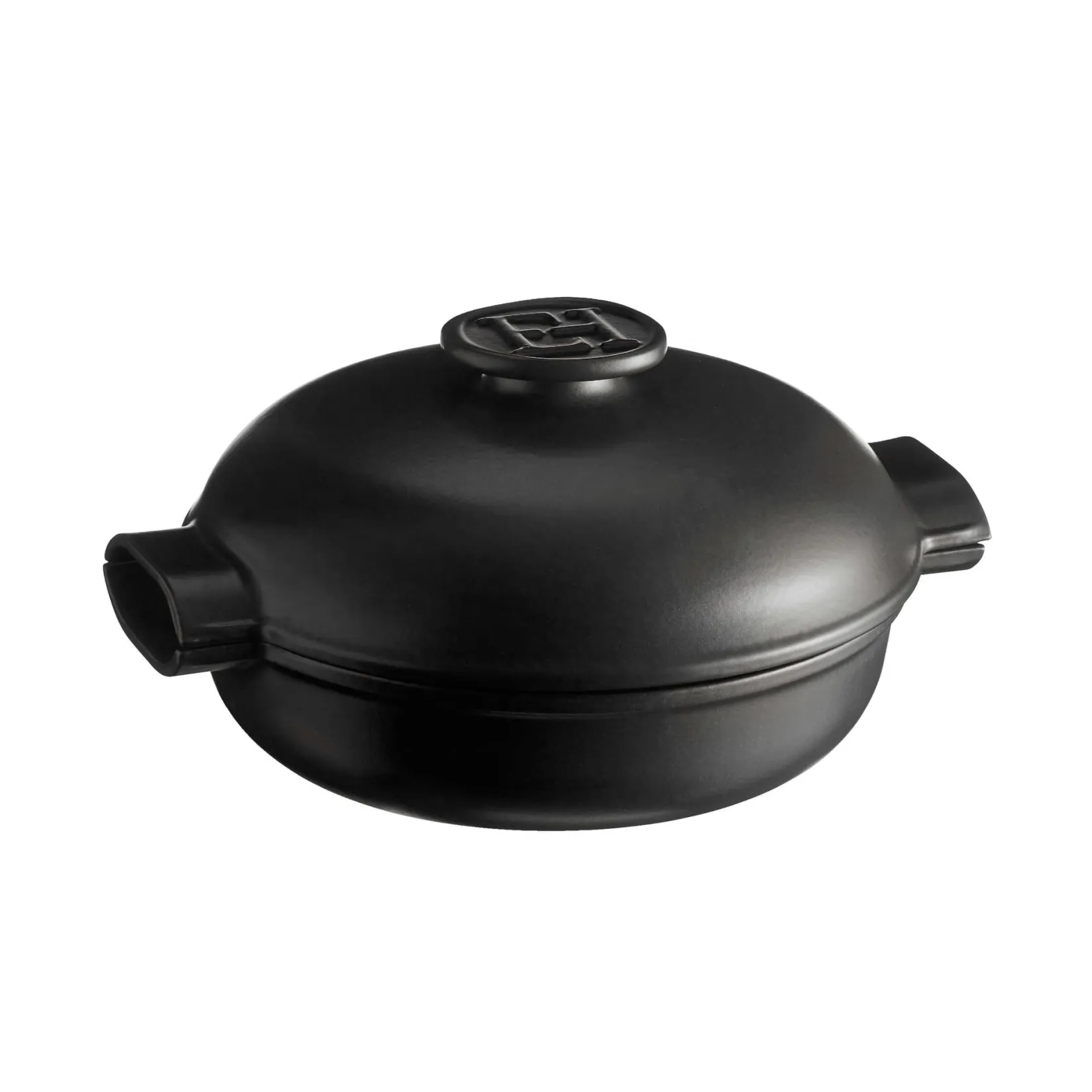 Emile Henry French Ingredients|Pots & Pans^Delight Black Ceramic Induction Braiser, 27cm