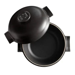 Emile Henry French Ingredients|Pots & Pans^Delight Black Ceramic Induction Braiser, 27cm