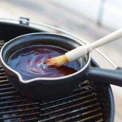 Emile Henry Bbq & Smoking^Limited Edition Black BBQ Sauce Pot, 1.1 Litre