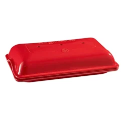 Emile Henry French Ingredients|Baking Supplies & Equipment^Red Baguette Baker, 3 Baguettes