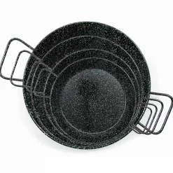 La Ideal Spanish Ingredients|Pots & Pans^Enamelled 8 Person Paella Pan, 33.5cm