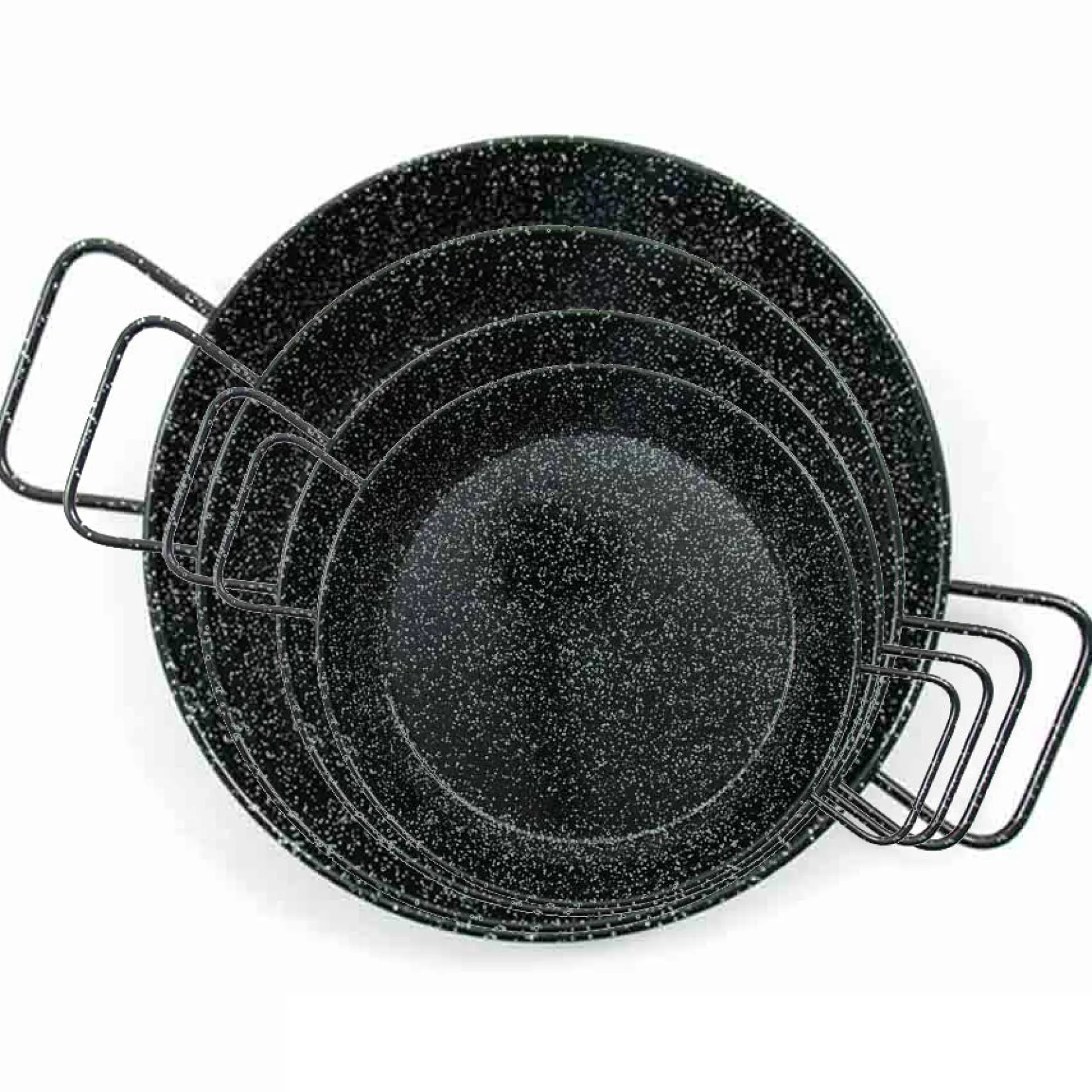 La Ideal Spanish Ingredients|Pots & Pans^Enamelled 8 Person Paella Pan, 33.5cm