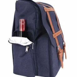 Les Jardin de la Comtesse Picnicware|Disposable Tableware^Escapade Navy Picnic Backpack, 4 Person