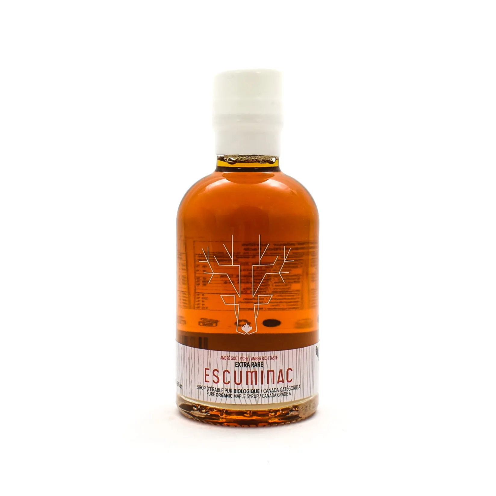 Escuminac Jam, Honey & Spreads|Baking Ingredients^Organic Extra Rare Light Maple Syrup, 200ml