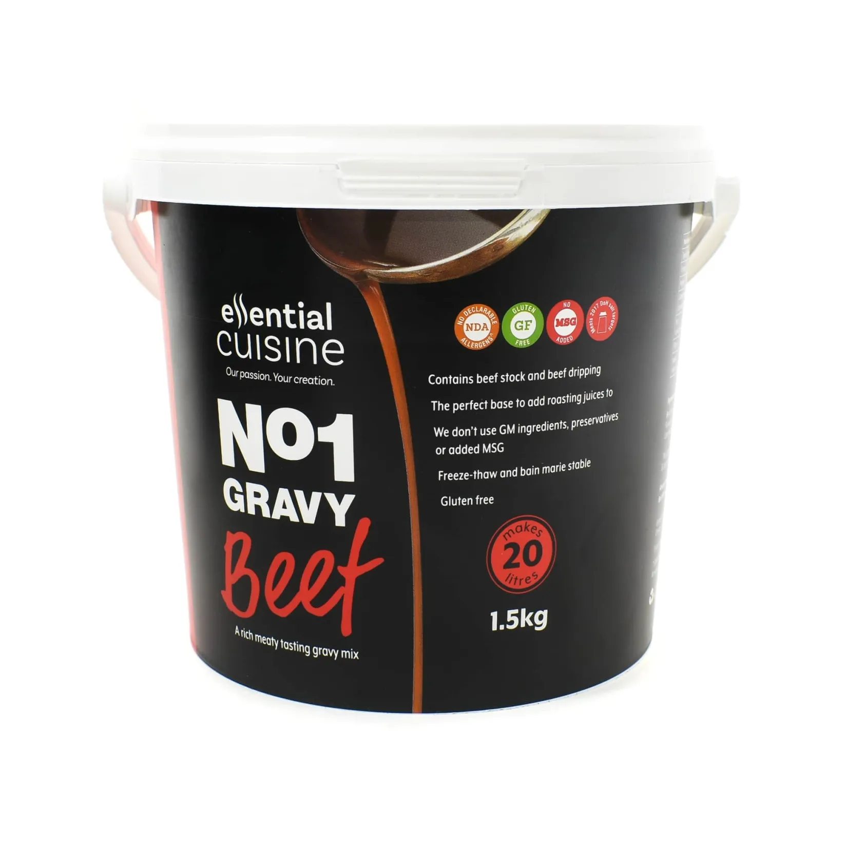Essential Cuisine Ingredients Brands|Made In The Uk^No. 1 Beef Gravy Mix, 1.5kg