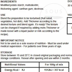 Essential Cuisine Ingredients Brands|Sauces & Condiments^Nutrisis Thickener, 1kg