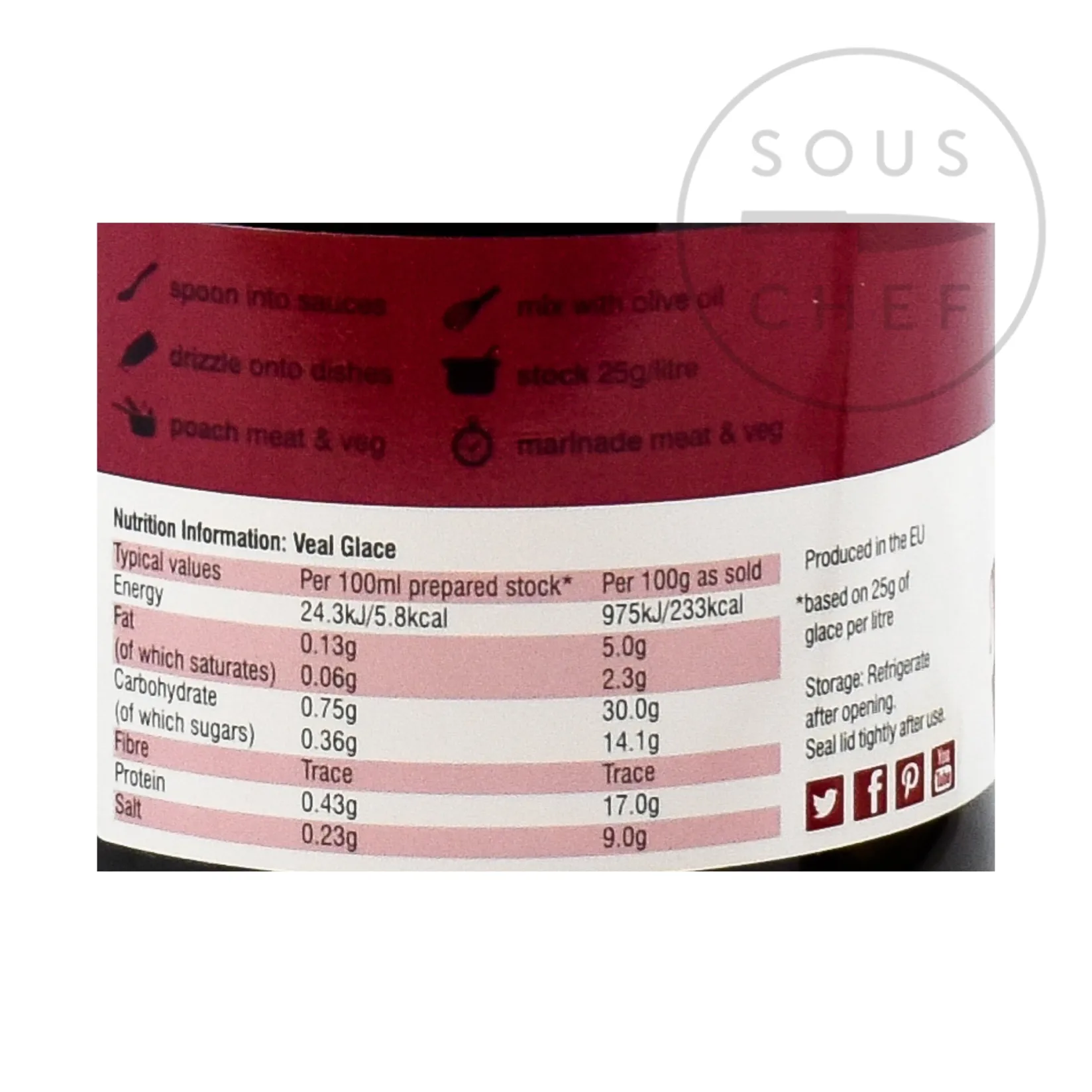 Essential Cuisine Ingredients Brands|Made In The Uk^Veal Glace, 600g