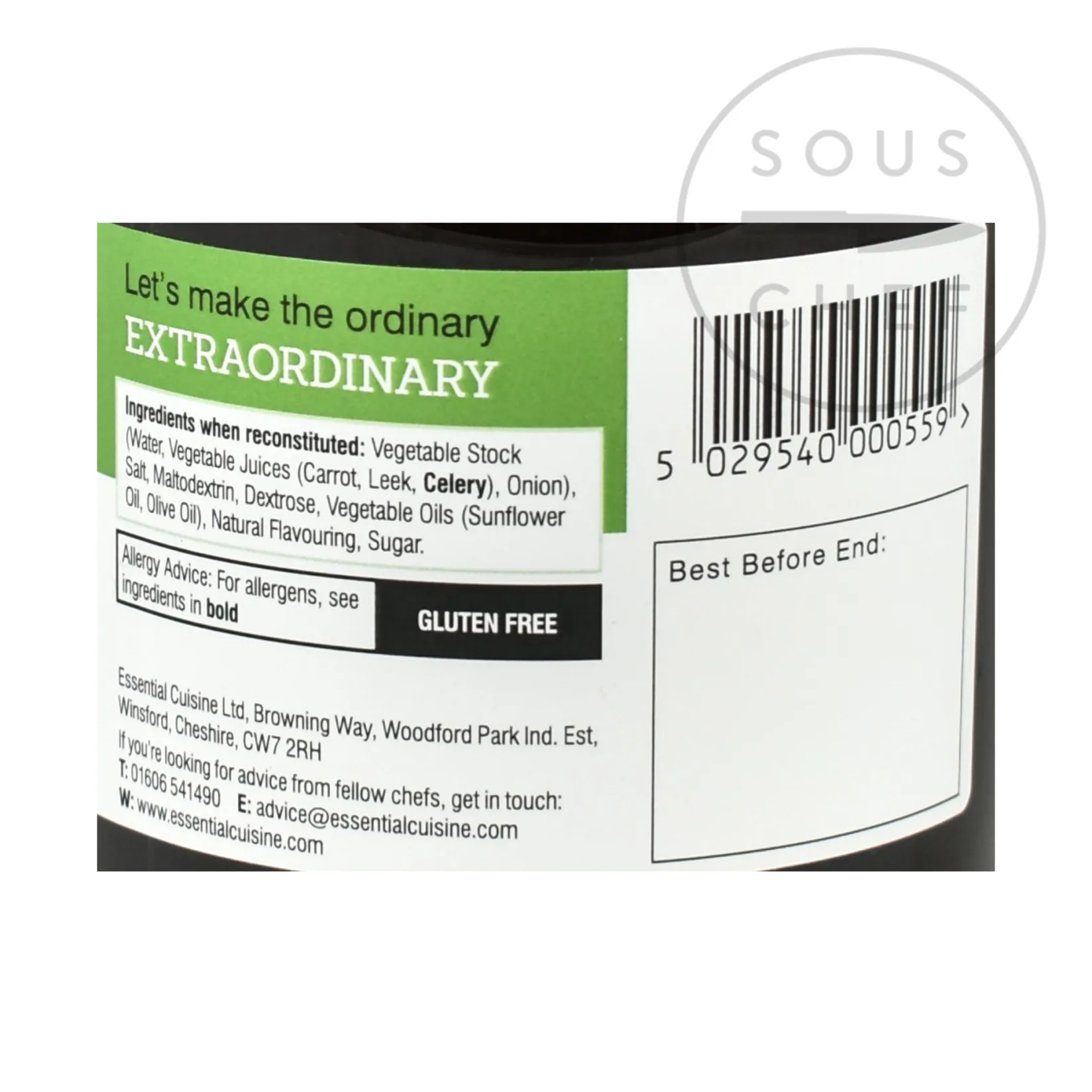 Essential Cuisine Made In The Uk|French Ingredients^Vegetable Glace, 600g