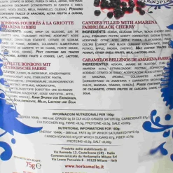 Fabbri Italian Ingredients|Chocolate & Sweets^Herbamelle Amarena Cherry Sweets, 75g