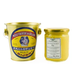 Fallot Ingredients Brands|French Ingredients^Dijon Mustard In Gift Metal Bucket, 450g