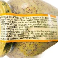 Fallot French Ingredients|Sauces & Condiments^Wholegrain Mustard, 305g