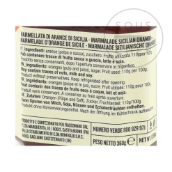 Fiasconaro Italian Ingredients|Jam, Honey & Spreads^Orange Marmalade, 360g