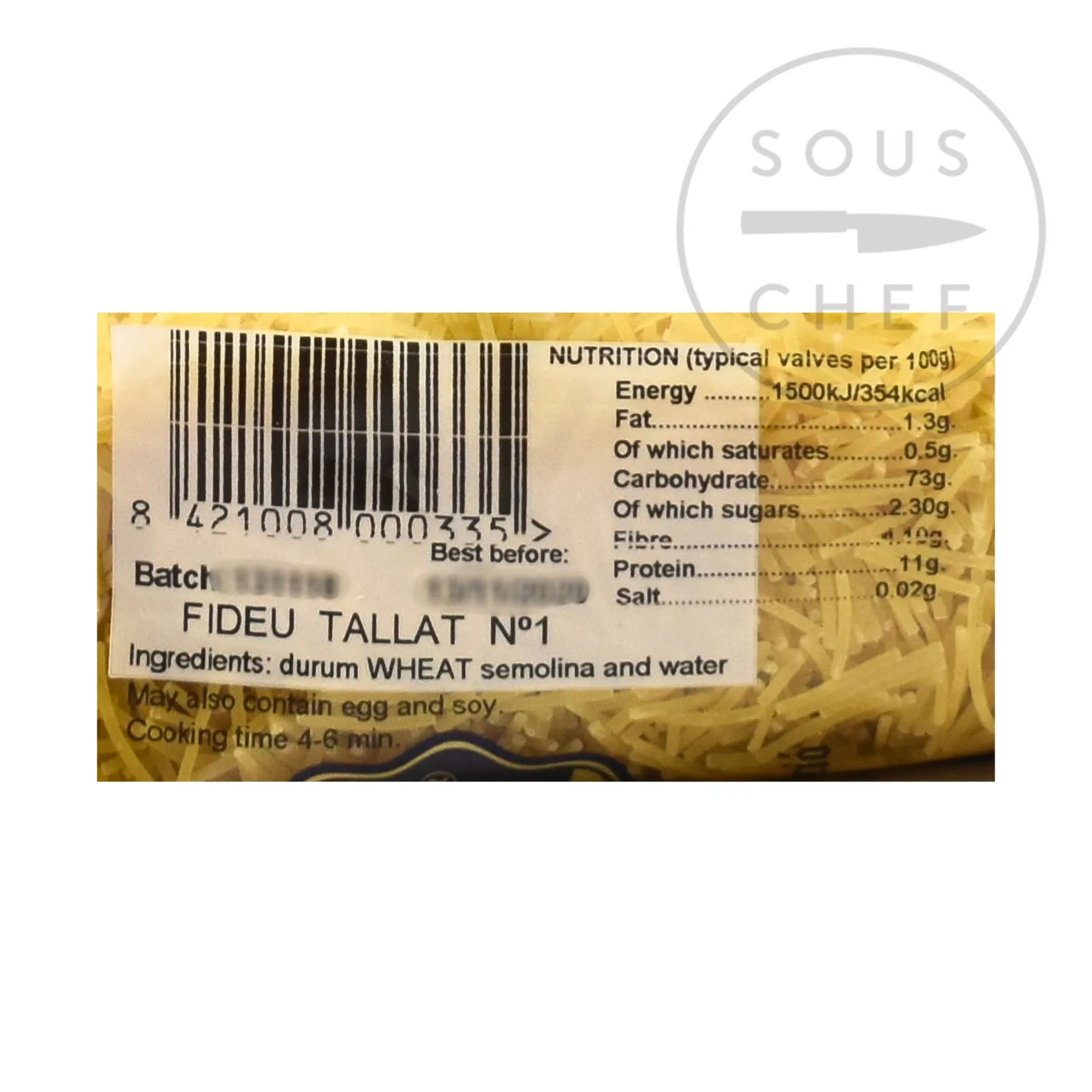 Sanmarti Ingredients Brands|Spanish Ingredients^Fideo Noodles, 250g
