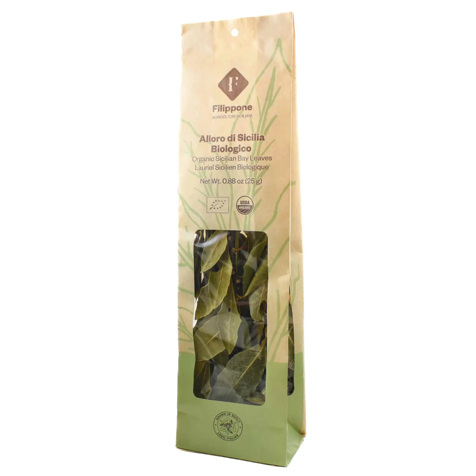 Filippone Ingredients Brands|Italian Ingredients^Fillippone Italian Organic Bay Leaves, 25g