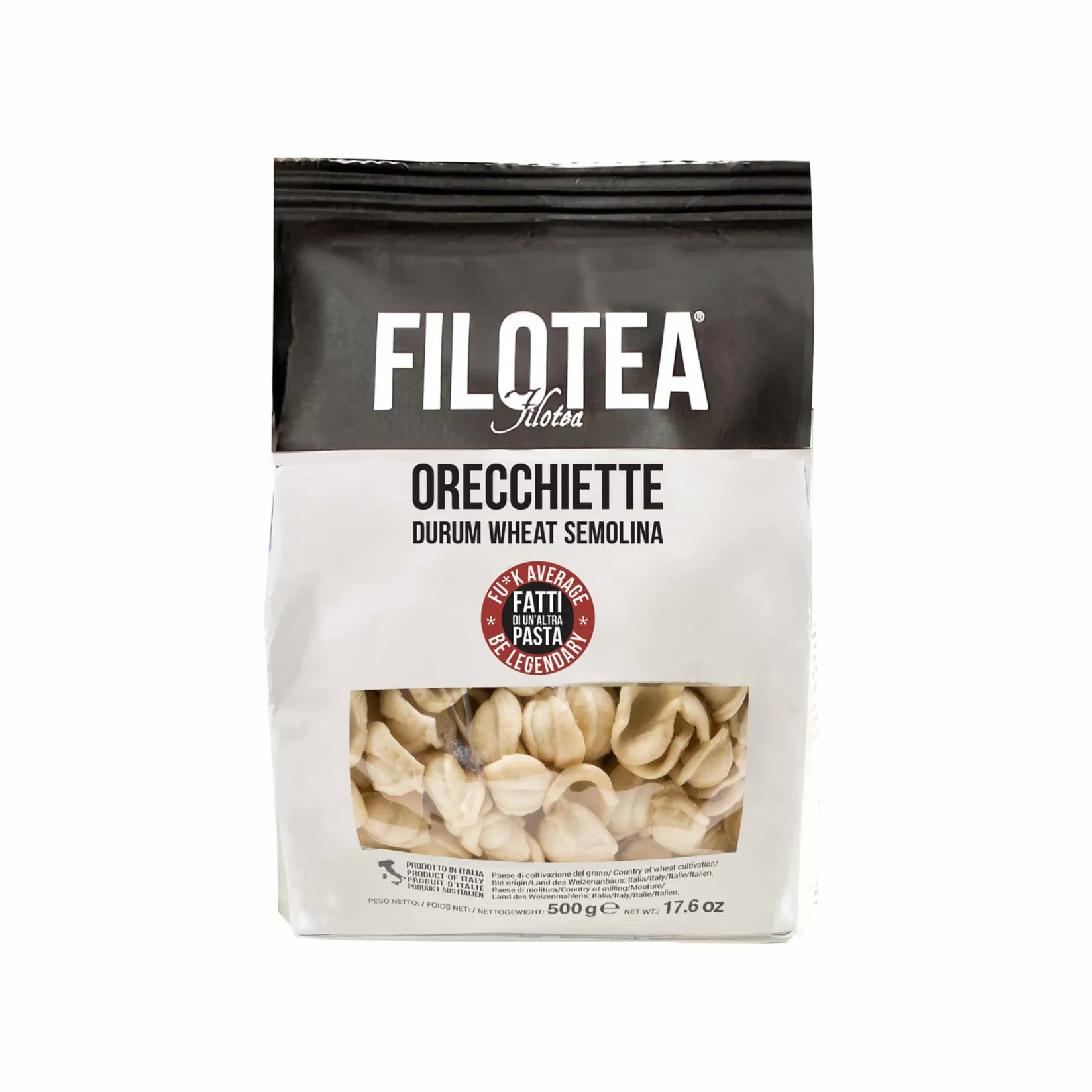 Filotea Ingredients Brands|Italian Ingredients^Orecchiette Pasta, 500g