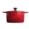 FIREUP French Ingredients|Pots & Pans^Red Cast Iron Dutch Oven, 26cm