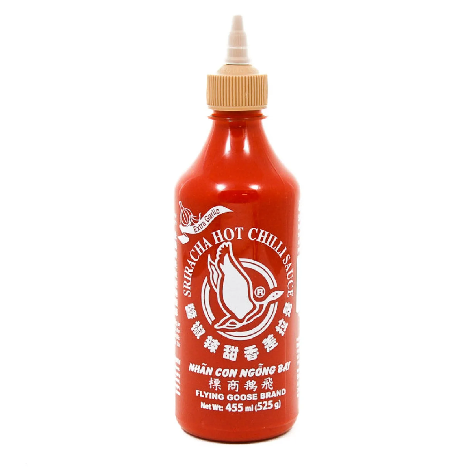 Flying Goose Southeast Asian Ingredients|Sauces & Condiments^Sriracha - Extra Garlic, 455ml