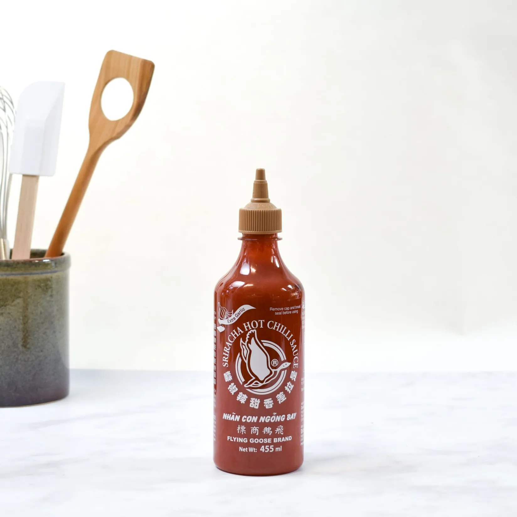 Flying Goose Southeast Asian Ingredients|Sauces & Condiments^Sriracha - Extra Garlic, 455ml
