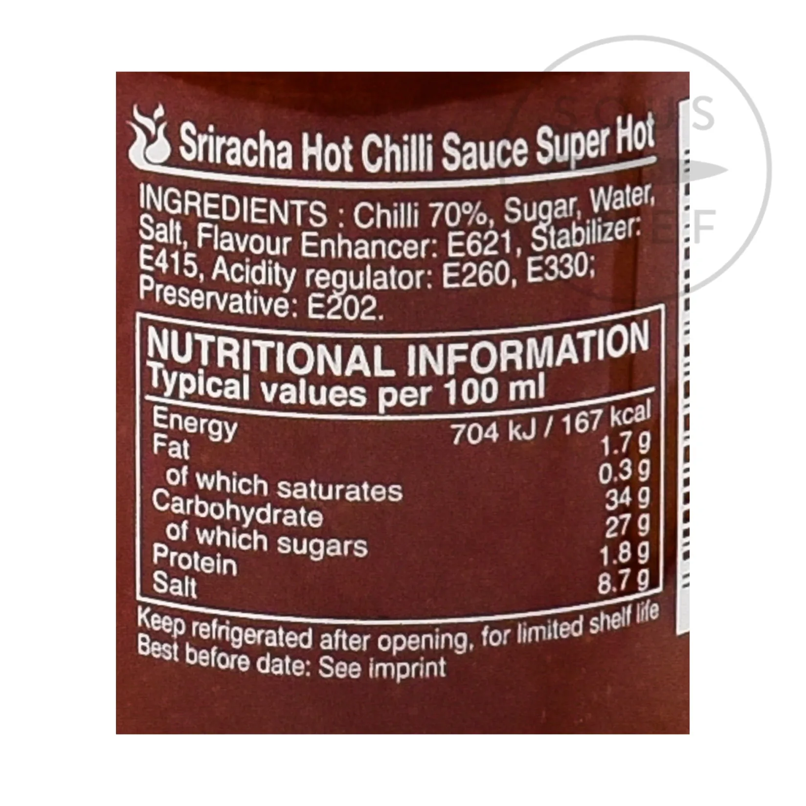 Flying Goose Ingredients Brands|Southeast Asian Ingredients^Sriracha Super Hot Chilli Sauce