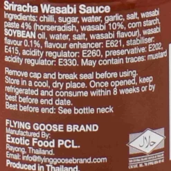 Flying Goose Ingredients Brands|Southeast Asian Ingredients^Sriracha Wasabi, 200ml