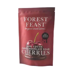 Forecast Feast Ingredients Brands|Chocolate & Sweets^Forest Feast Dark Chocolate Sour Cherries, 120g