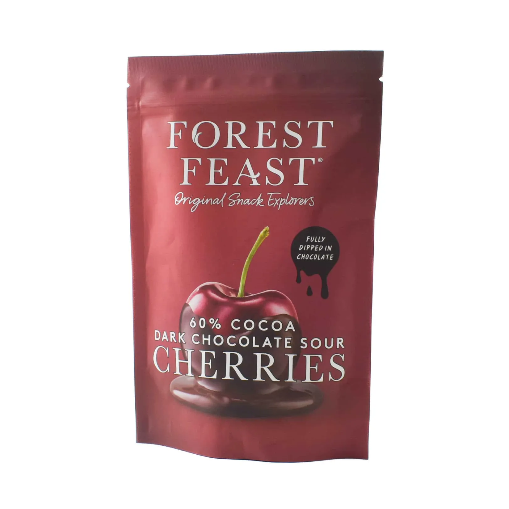 Forecast Feast Ingredients Brands|Chocolate & Sweets^Forest Feast Dark Chocolate Sour Cherries, 120g