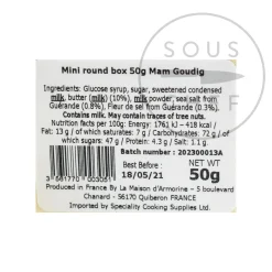 Maison D'Armorine Ingredients Brands|French Ingredients^French Salted Butter Caramels in Wooden Box, 50g