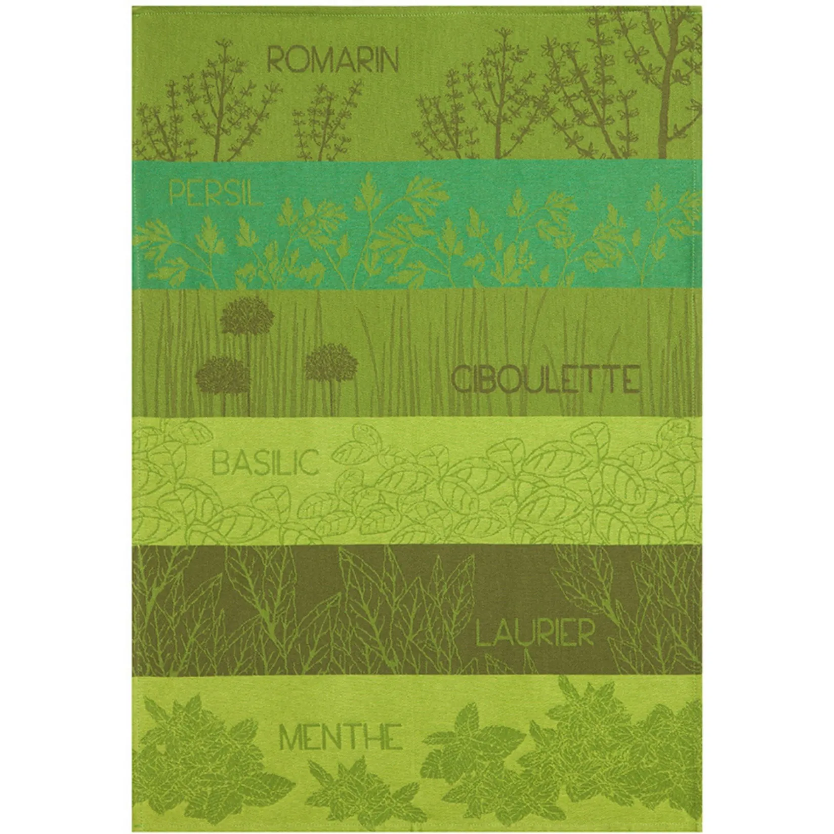 Coucke French Ingredients|Kitchen Textiles & Clothing^French Tea Towel - Herbs