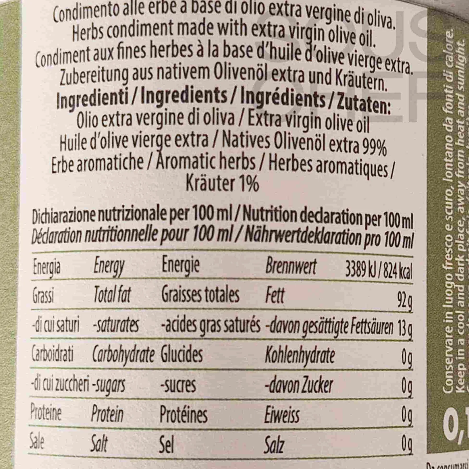 Galantino Ingredients Brands|Italian Ingredients^Puglian Aromatic Herbs "Beltocco" Extra Virgin Olive Oil, 100ml