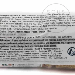 Toho Ingredients Brands|Japanese Ingredients^Garlic Roasted Sesame Seeds, 80g