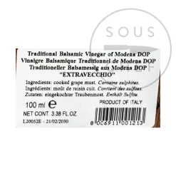 Giuseppe Giusti Ingredients Brands|Italian Ingredients^Giusti Balsamic Vinegar of Modena DOP - Extravecchio 25 Year Aged