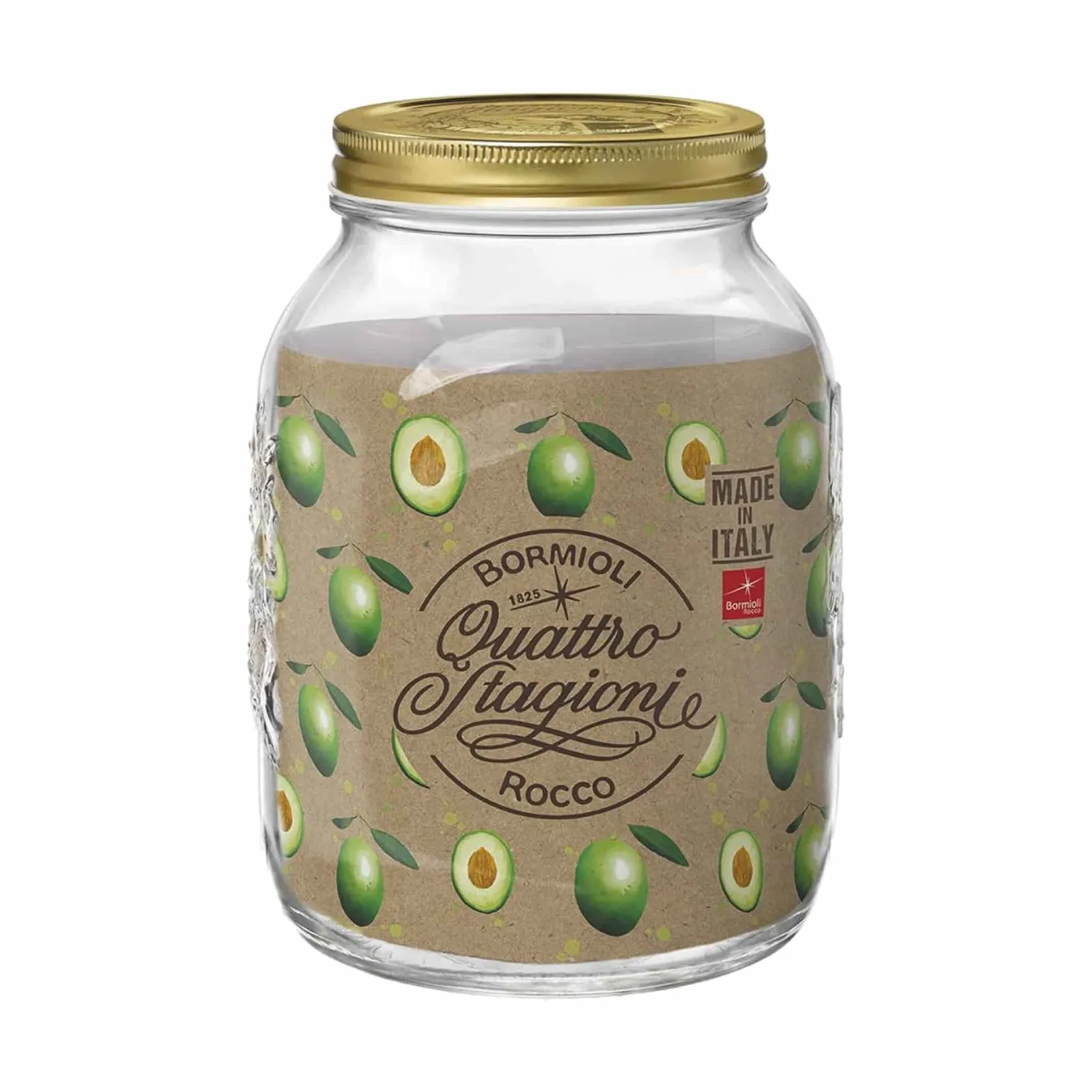 Bormioli Rocco Pickling, Preserving & Fermenting Jars^Glass Pickle Storage Jar