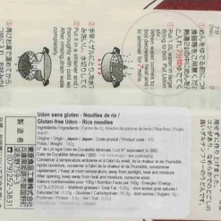 Toa Food Ingredients Brands|Japanese Ingredients^Gluten-Free Udon Rice Noodles, 142g