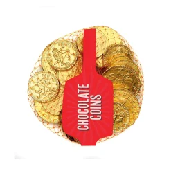 Chocolate Novelties Ingredients Brands|Chocolate & Sweets^Gold Milk Chocolate Coins, 100g