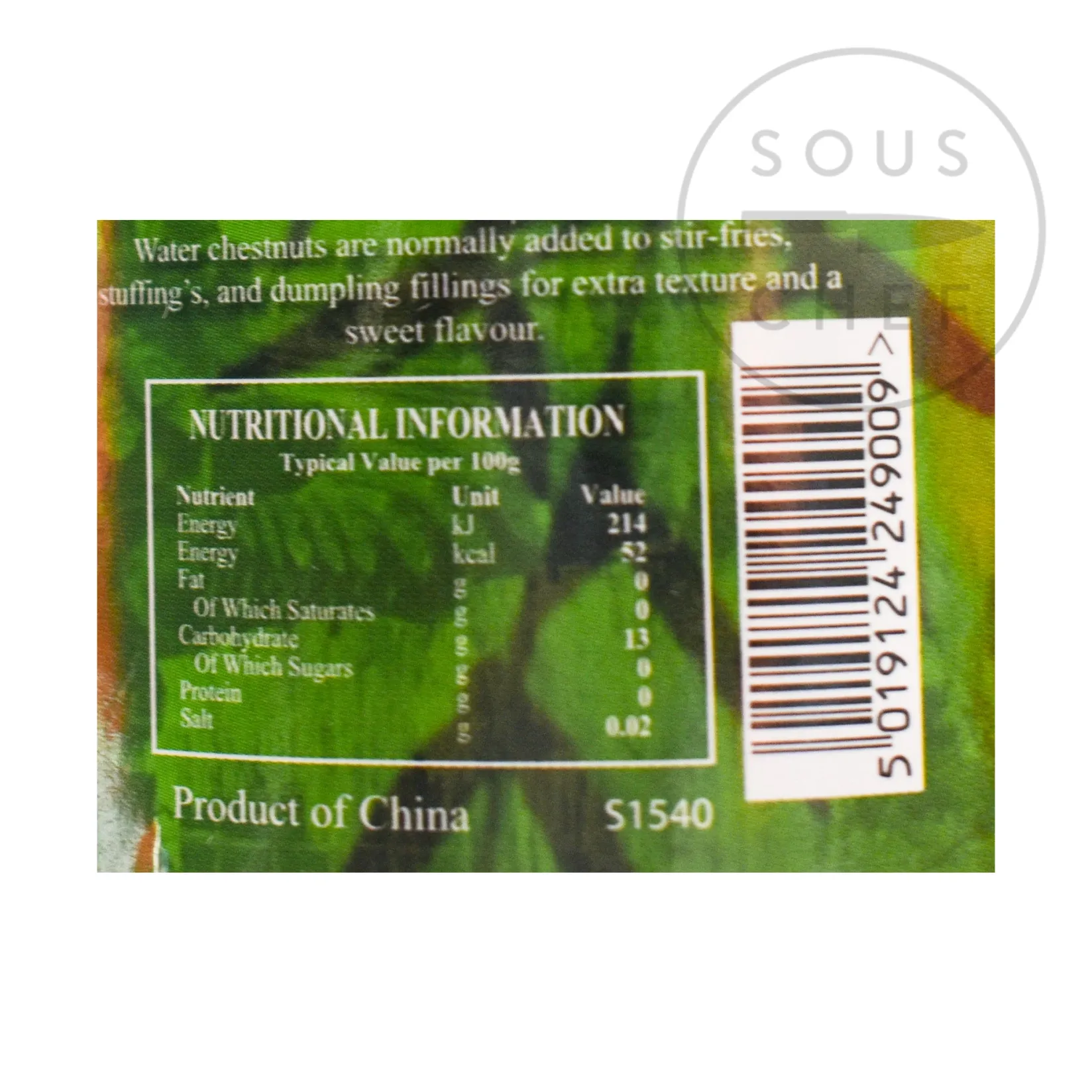 Golden Swan Ingredients Brands|Chinese Ingredients^Whole Water Chestnuts, 227g