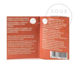 Ole Olives Ingredients Brands|Spanish Ingredients^Gordal Olives with Dried Tomatoes and Capers, 580g