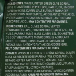 Triana Olivas Ingredients Brands|Spanish Ingredients^Gordal Olives with Roasted Pepper and Smoked Paprika, 580ml