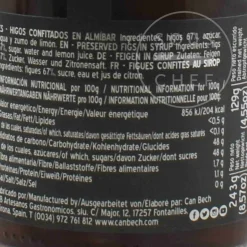 Can Bech Ingredients Brands|Spanish Ingredients^Gourmet Confit Figs in Syrup, 285g