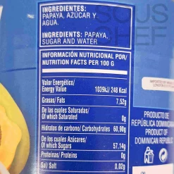 GOYA Ingredients Brands|Baking Ingredients^Papaya Chunks in Heavy Syrup, 963g