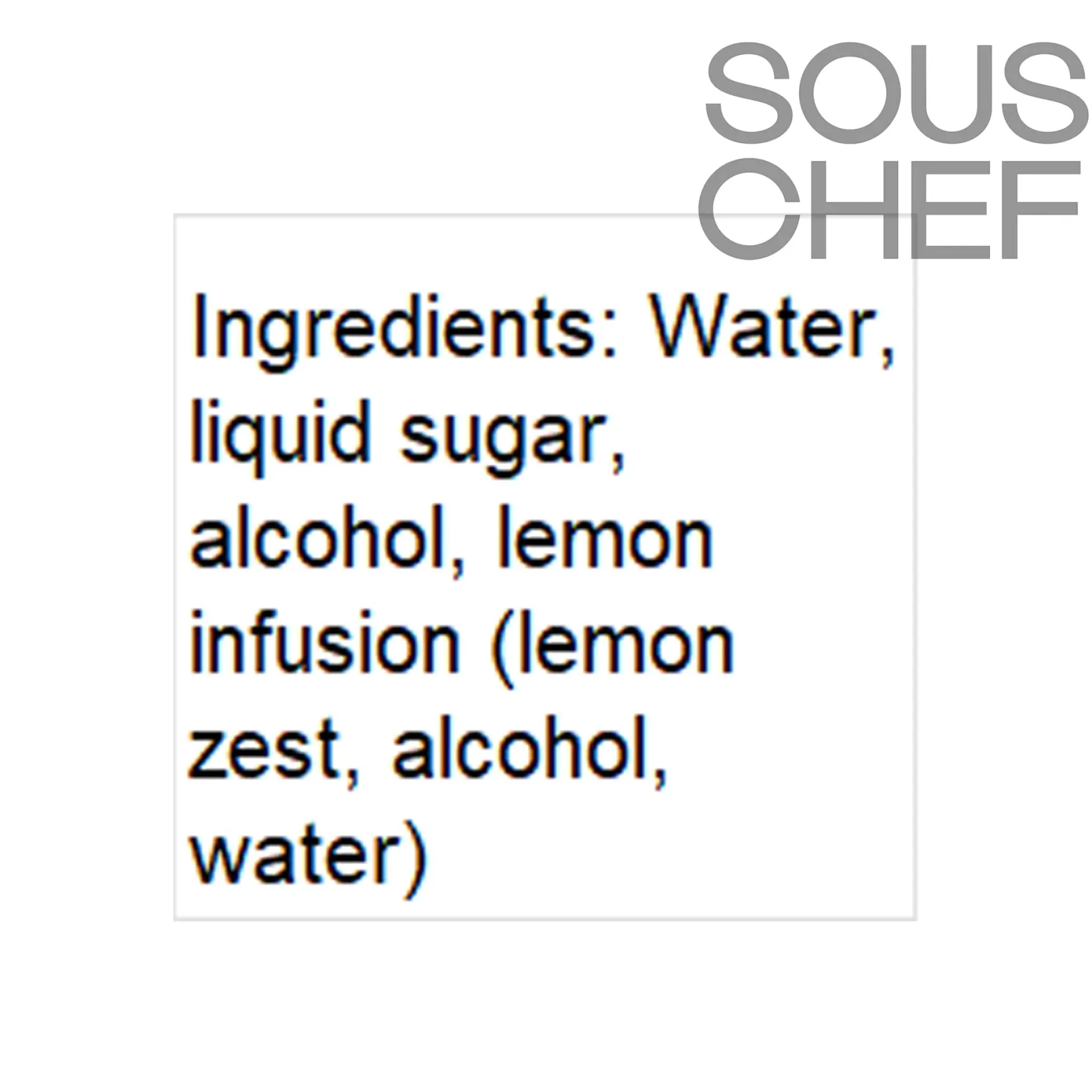 Grand Rubren Ingredients Brands|Drinks^Limoncello 25V