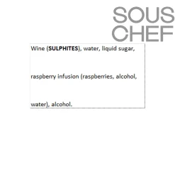 Grand Rubren Ingredients Brands|Drinks^Raspberry Aperitif 15V, 500ml