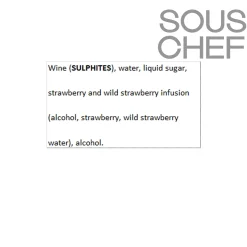 Grand Rubren Ingredients Brands|Drinks^Wild Strawberry Aperitif 15V, 500ml