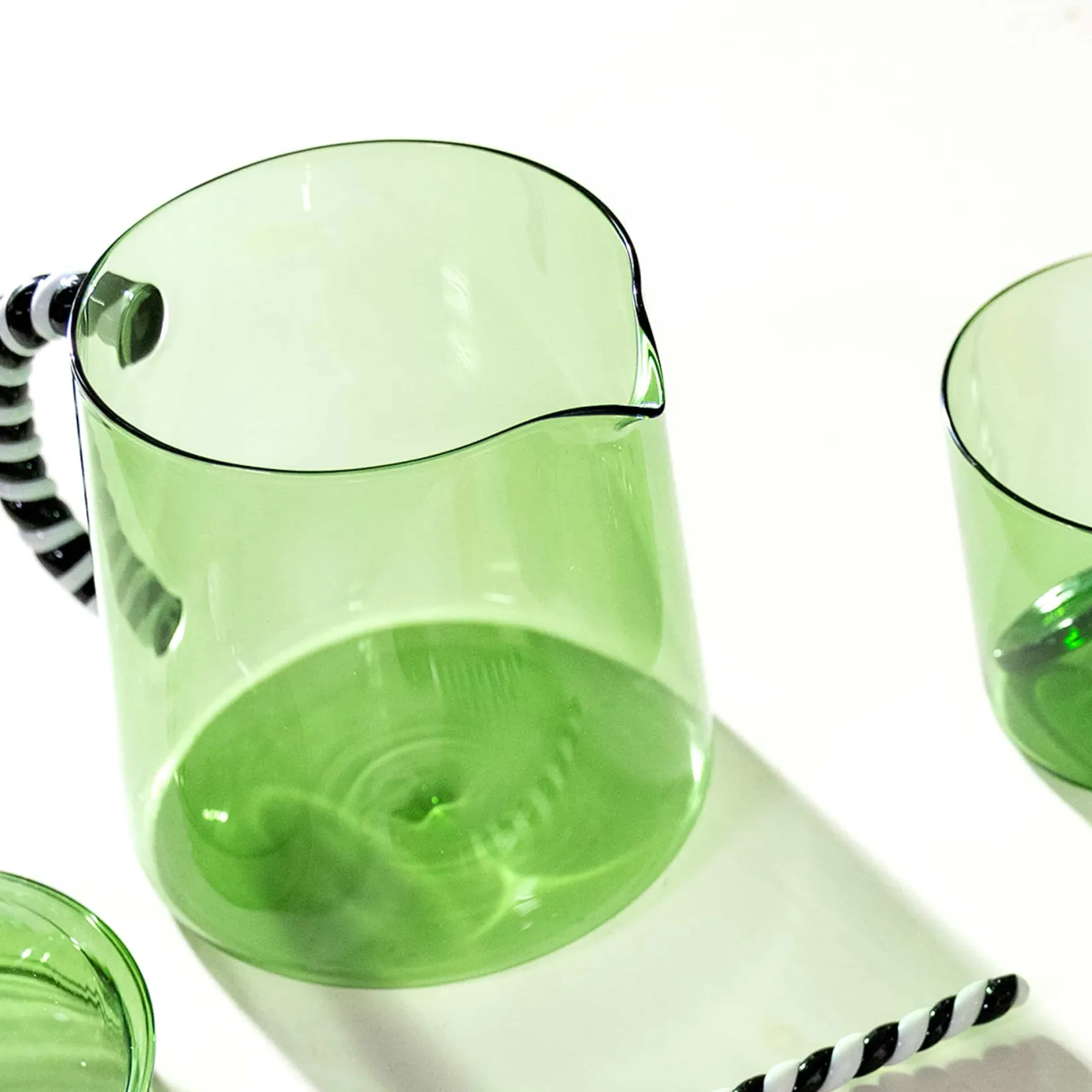 &Klevering Tableware Brands^Green Glass Teapot, 1 Litre