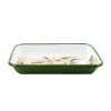 Kapka Baking Supplies & Equipment^Green Marble Enamel Roasting & Serving Dish, 26cm