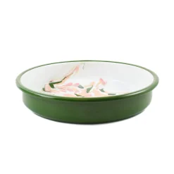 Kapka Baking Supplies & Equipment^Green Marble Enamel Round Roasting & Serving Dish, 28cm